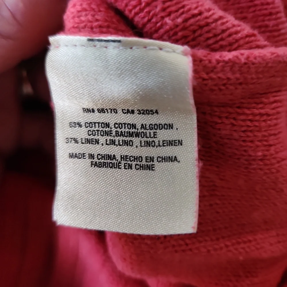 Moth  Sweater in Rich Red